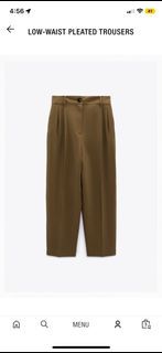 ZARA Pleated Trousers