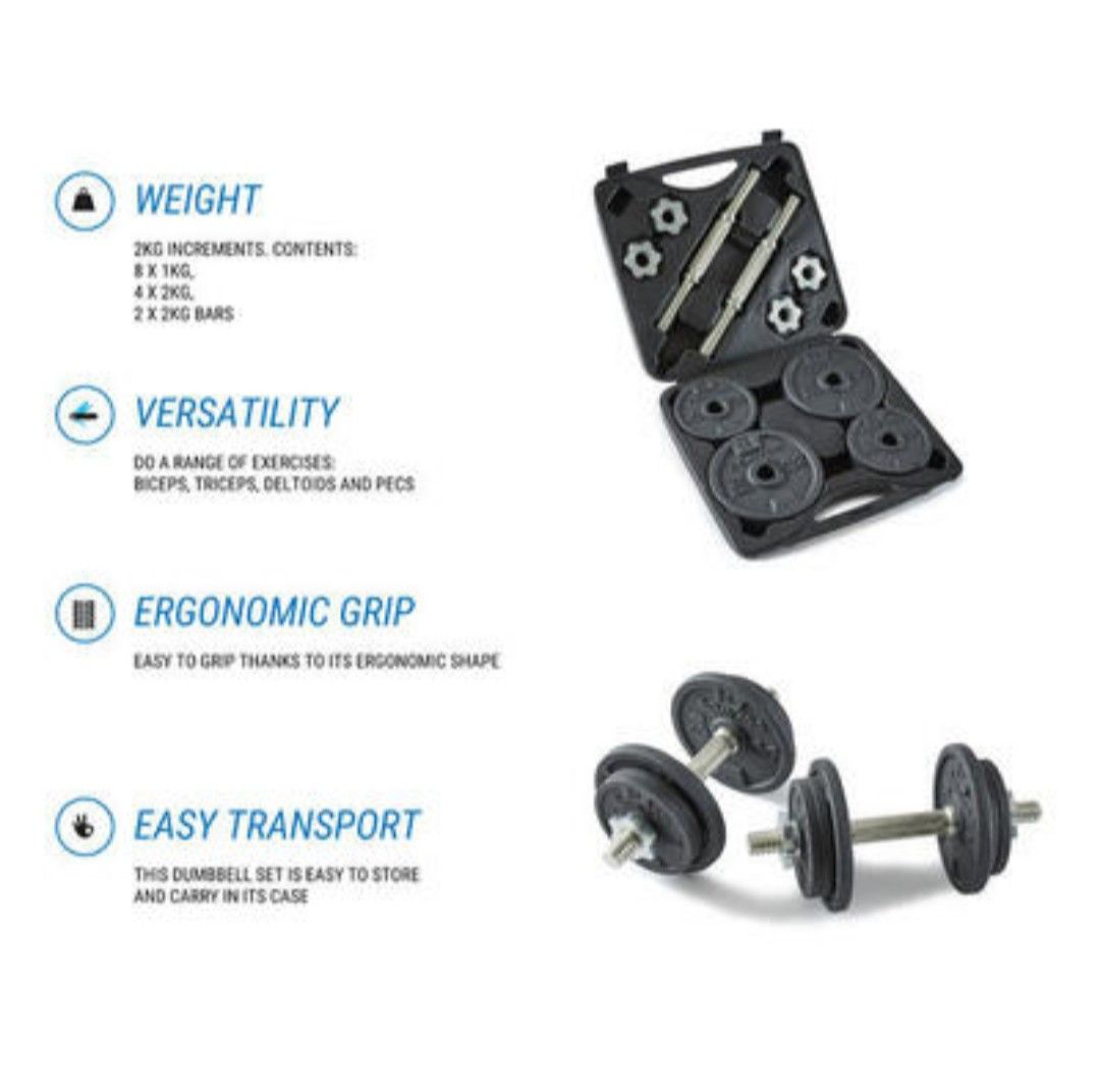 Weight training dumbbell kit 20 kg online