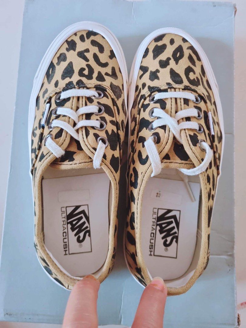 Cheetah print vans authentic Clearance