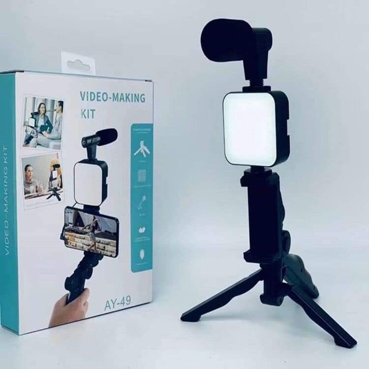 5in1 AY-49 Live Streamers kit tool (Category: Mounts & Holders) located in Mandaluyong City. Submitted by shopmla (Listing ID 1210196004, Image 3). Description: 5in1 AY-49 Live Streamers kit tool Php 480. *Mini Vlog microphone *Photography Lamp LED Video Light Connector *Mobile Phone / Cam clamp *Tripod monopod *Bluetooh Remote Sf applies Gcash Bpi family.
