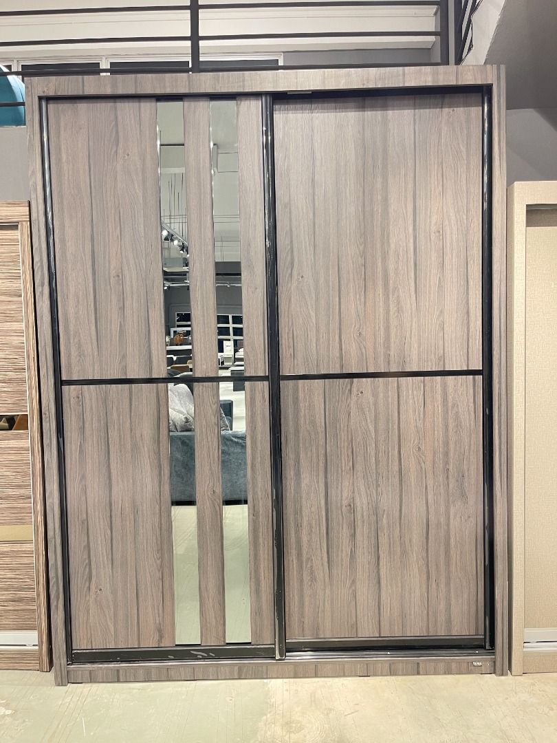 6 Feet Sliding Door Wardrobe, Furniture & Home Living, Furniture