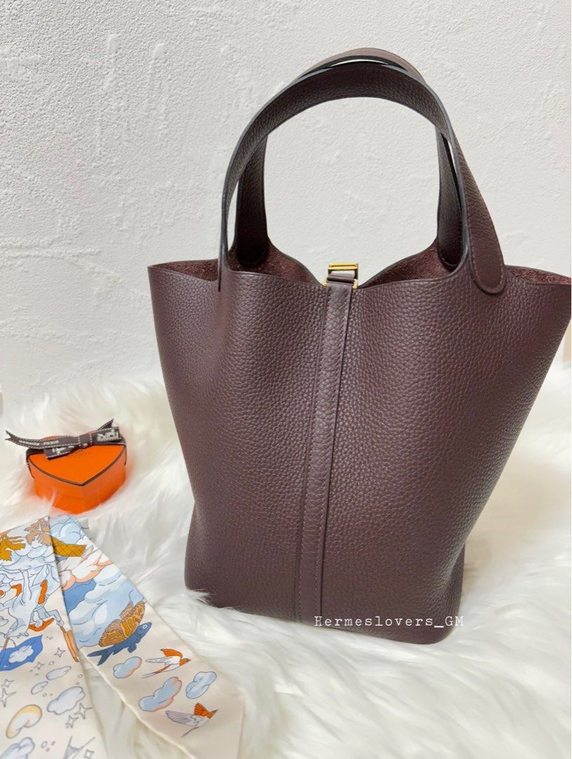 NEW)Hermes Rouge Sellier Picotin 22 GHW, 名牌, 手袋及銀包- Carousell