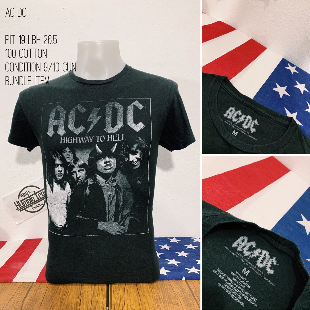 AC DC, Men's Fashion, Tops & Sets, Tshirts & Polo Shirts on Carousell