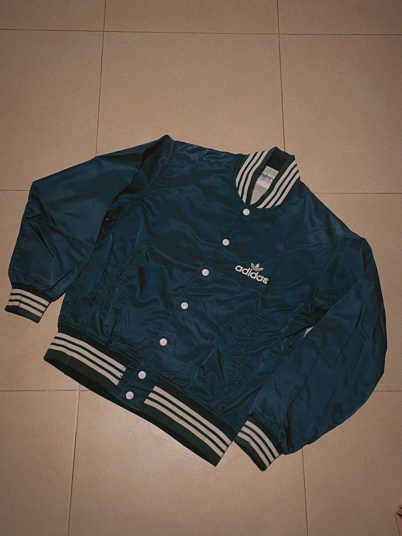 Adidas Jacket 外套古着古著日版vintage, 男裝, 運動服裝- Carousell