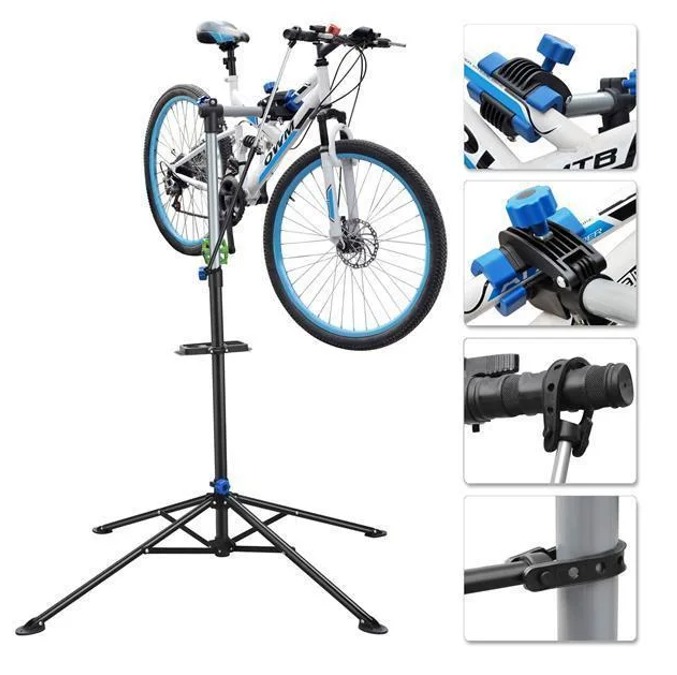 Adjustable Bike Repair Stand Bicycle Floor Display Bike Work Stand, Car