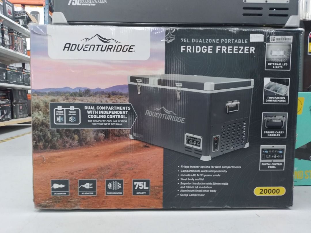 Adventuridge 75L Portable Fridge/Freezer, Sports Equipment, Hiking