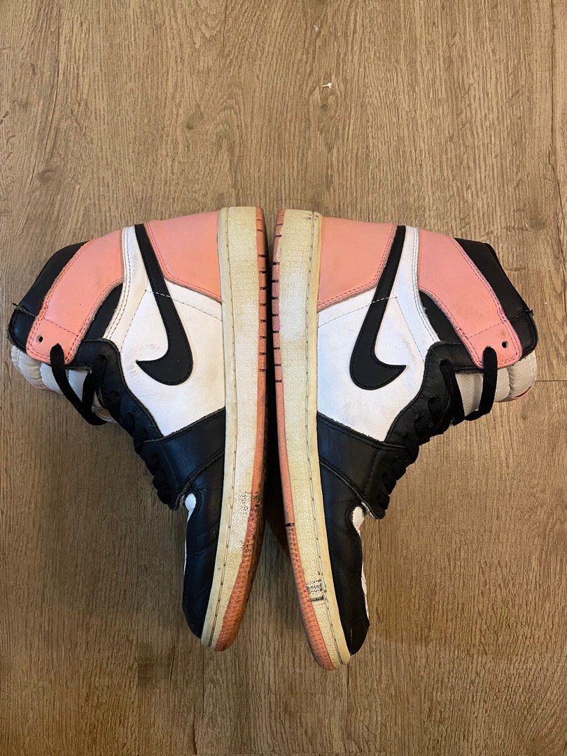 Aj1 rust pink top