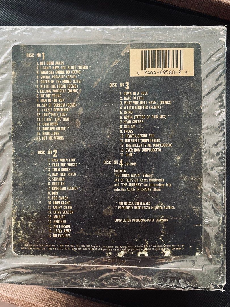 絶盤 新品3CD＋ROM alice in chains/music bank
