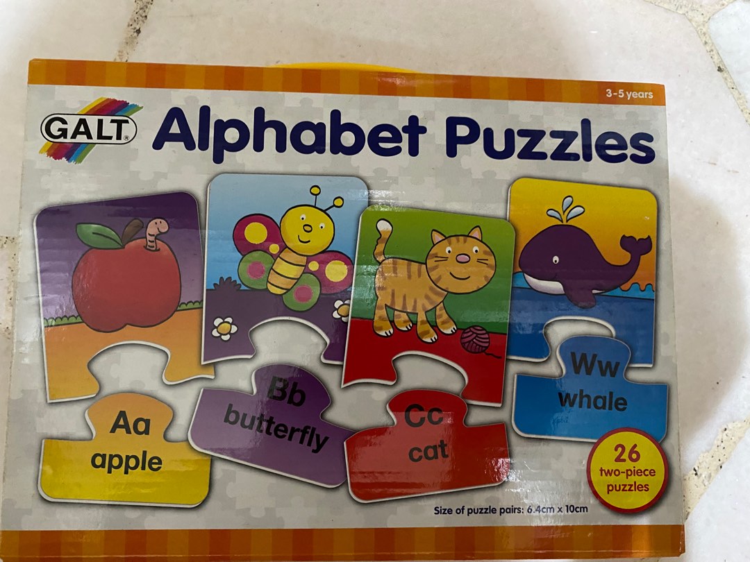 Alphabet puzzles, Hobbies & Toys, Toys & Games on Carousell