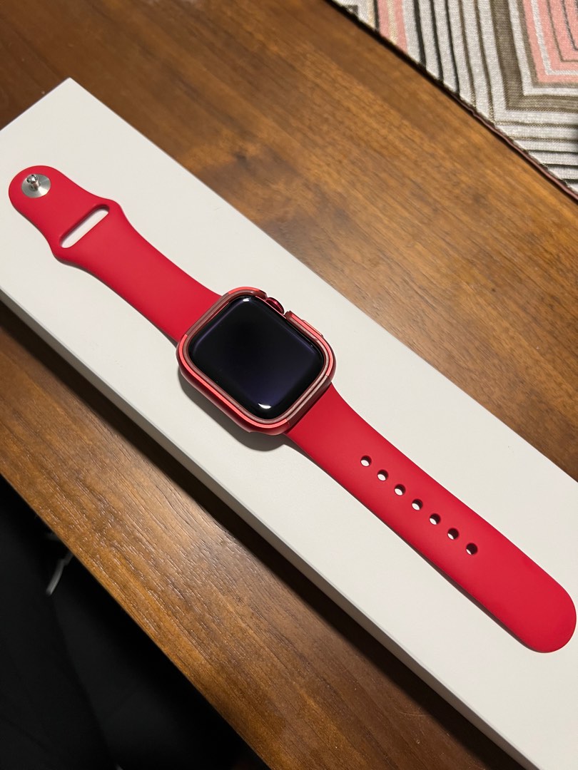 クーポン利用 最終値下＊Apple Watch7 41mm GPS プロダクトレッド