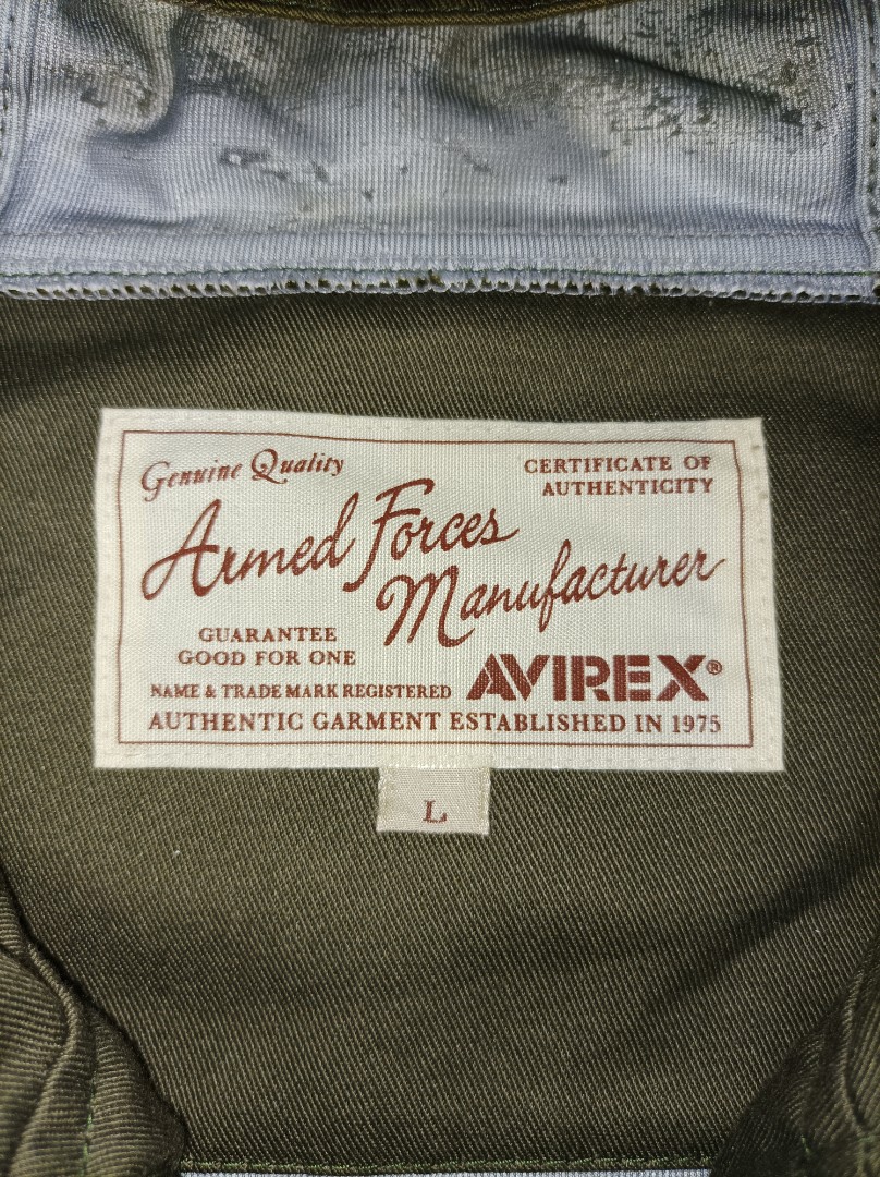 AVIREX ARMED FORCES MANUFACTURER, Men's Fashion, Coats, Jackets