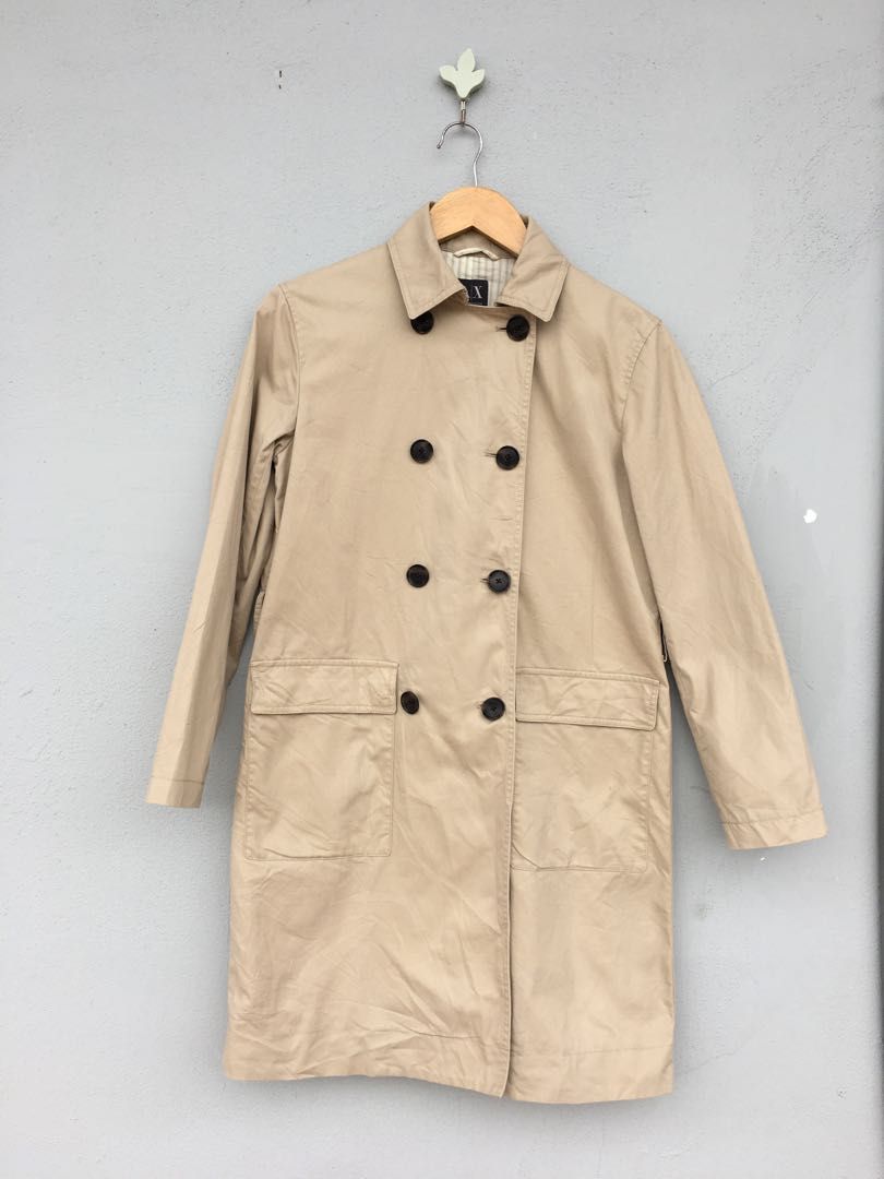AX armani exchange trench coat womens xs Women s Fashion Coats