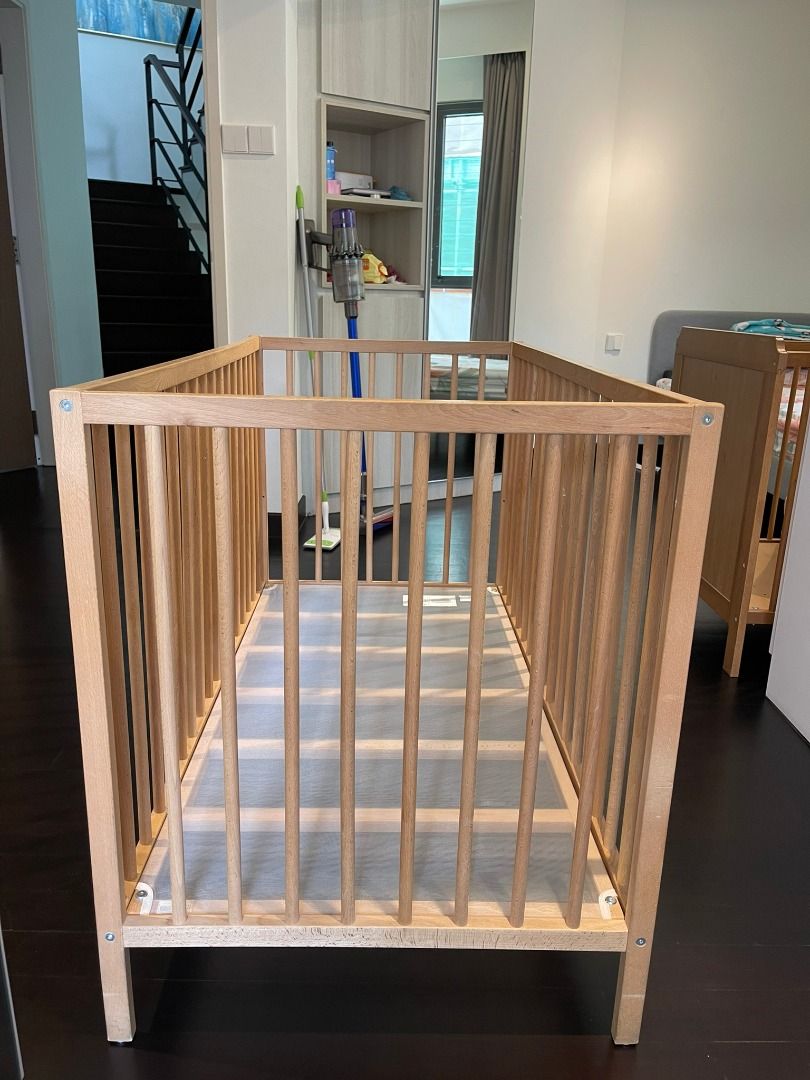 Baby Cot IKEA SNIGLAR, Babies & Kids, Baby Nursery & Kids Furniture