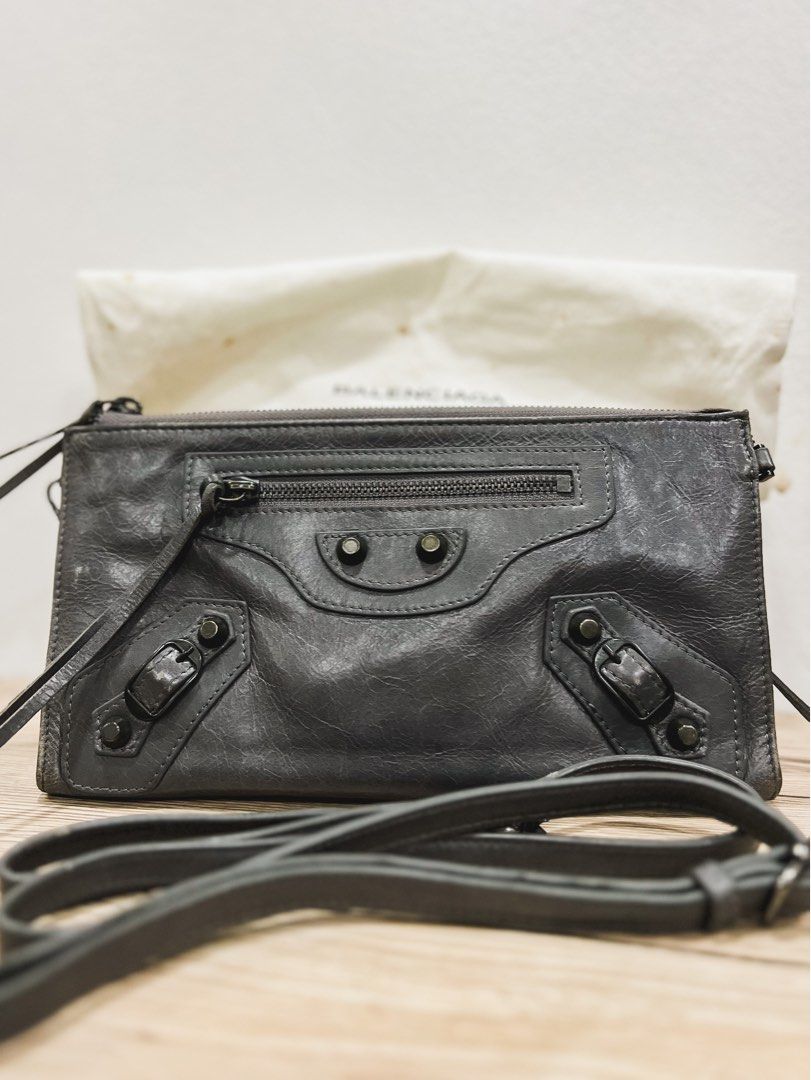 balenciaga wristlet