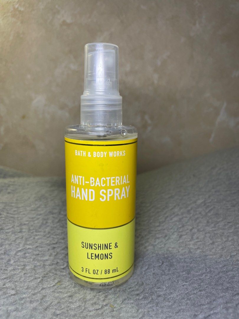 Bath & Body Works AntiBacterial Hand Spray Sunshine & Lemons, Beauty