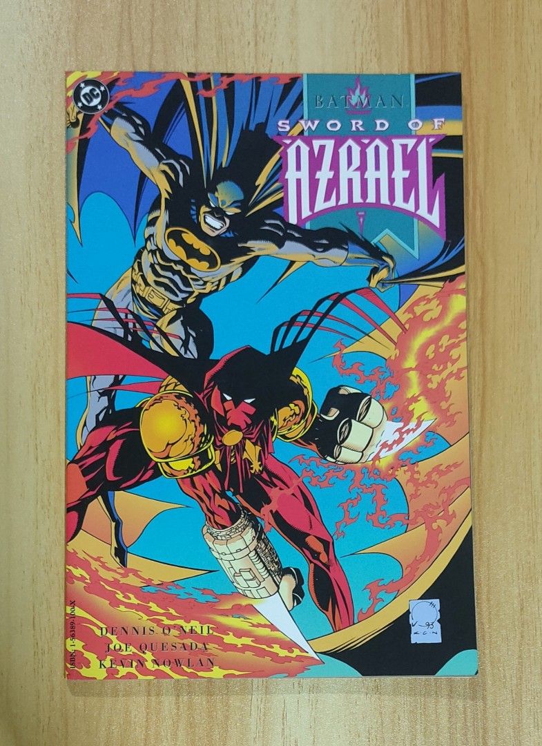 Batman Sword of Azrael TPB (1993), Hobbies & Toys, Books & Magazines, Comics  & Manga on Carousell