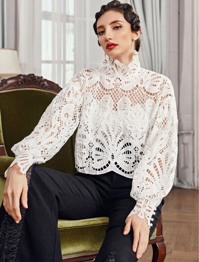 Beautiful shop lace tops