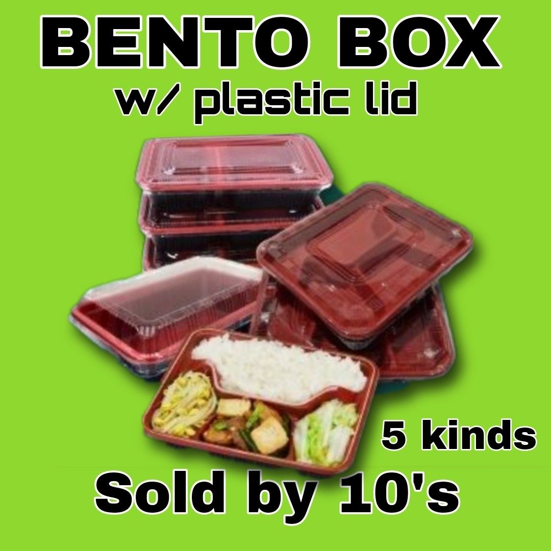 Bento Box Lunch Box 1 to 5 Division, Furniture & Home Living