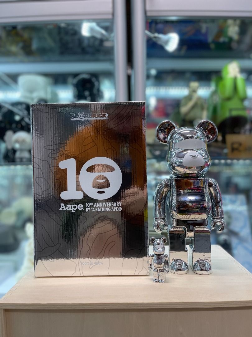 安いそれに目立つ BE@RBRICK BY 10th BATHING 全新現貨Bearbrick Anniversary 100％  10th  400％