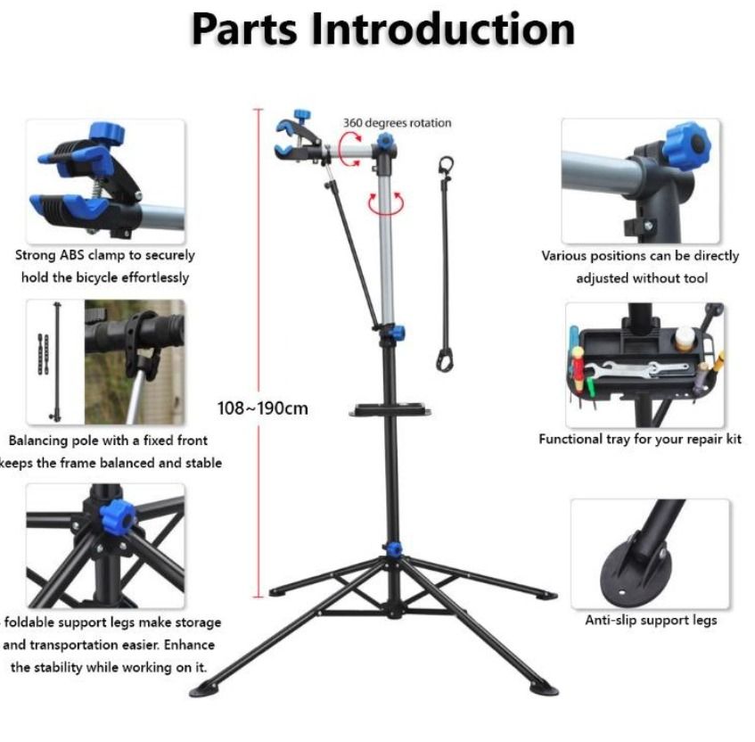 Bicycle Repair Rack / Bike Repair Rack / Bicycle Repair Stand / Bike