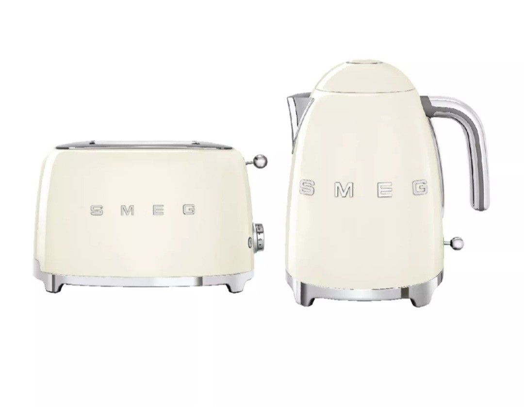 BNIB SMEG kettle & toaster cream, TV & Home Appliances, Kitchen
