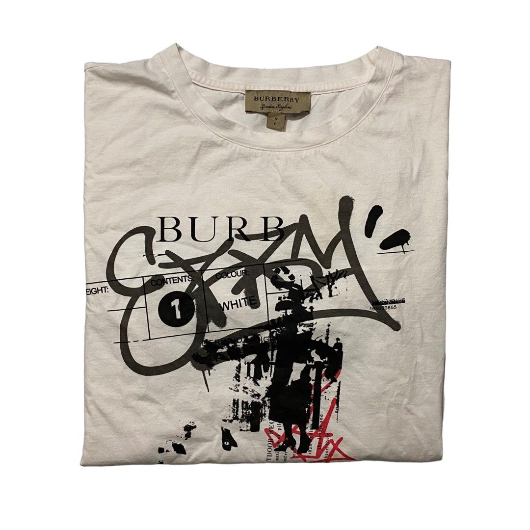 Burberry graffiti 2025 t shirt