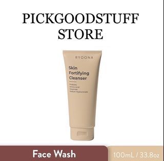 [BUY ONE GET ONE] Ryoona - Skin Fortifying Cleanser Sabun Pembersih Wajah All Skin Types Sensitive Skin Waterproof Makeup Remover