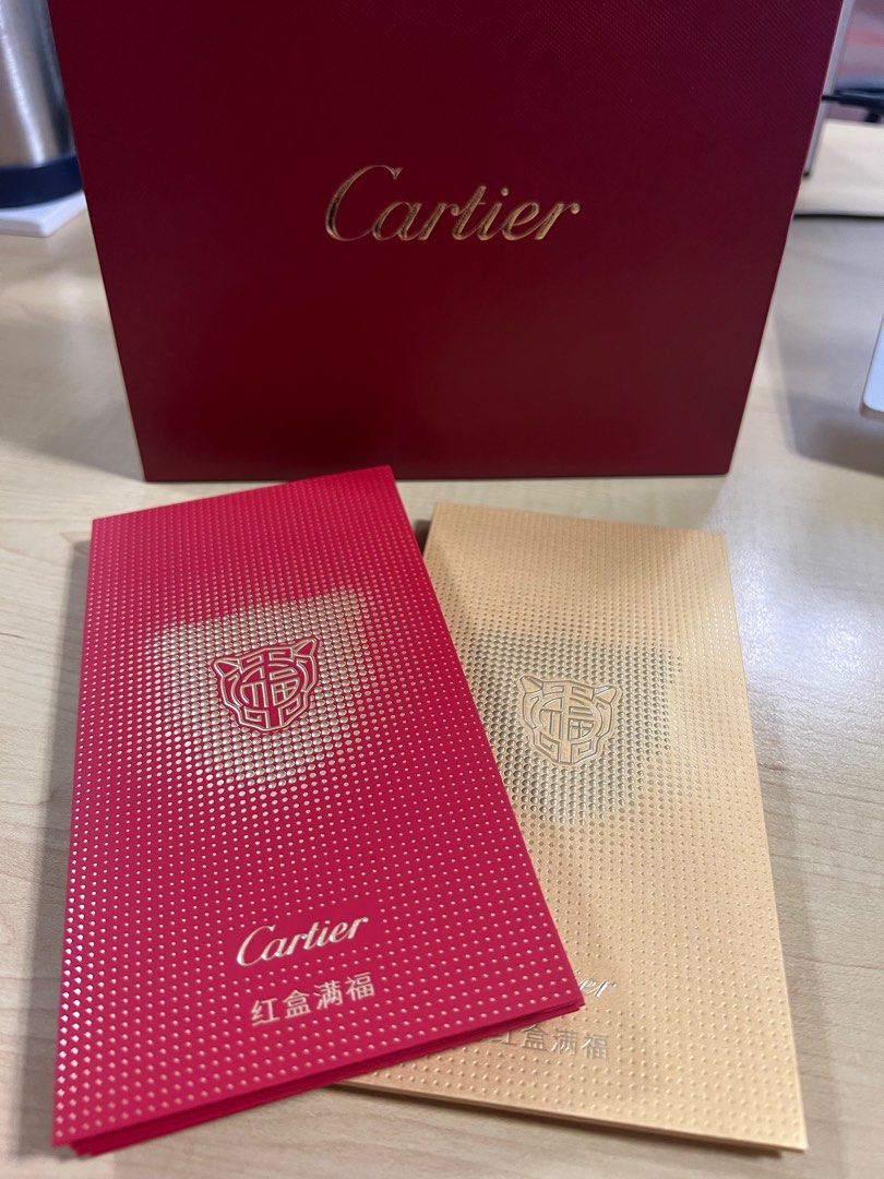 Love the angpow packets from @cartier ! The presentation is so beautiful!  And now, you can get your Cartier boxes engraved!…