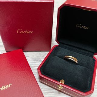 保留）停產熱門款Cartier經典三環戒極細款超小號xs卡地亞