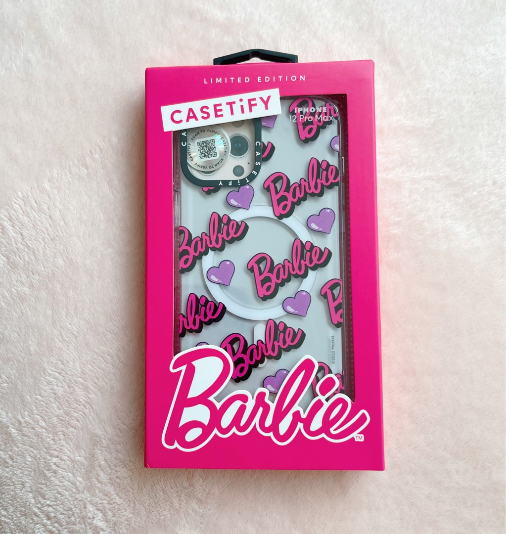 CASETIFY BARBIE LOGO CASE (iPhone 12 Pro MAX), Mobile Phones & Gadgets