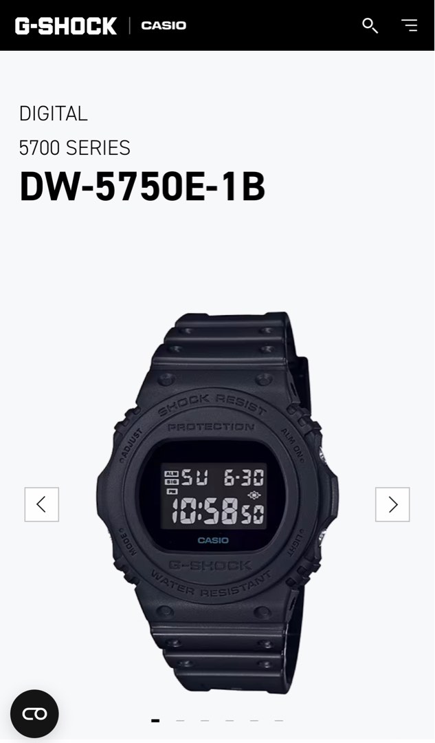 G shock hotsell dw5750e