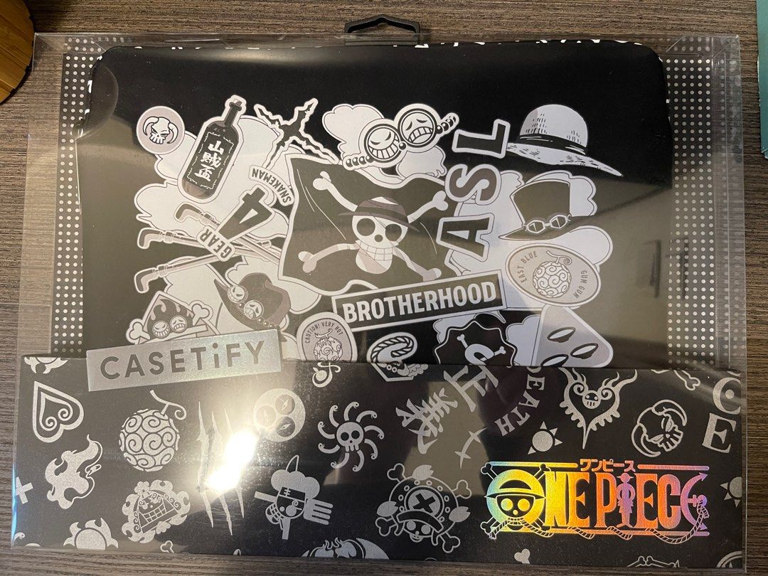 Casetify x One Piece Brotherhood Monotone Sticker Laptop Sleeve 13