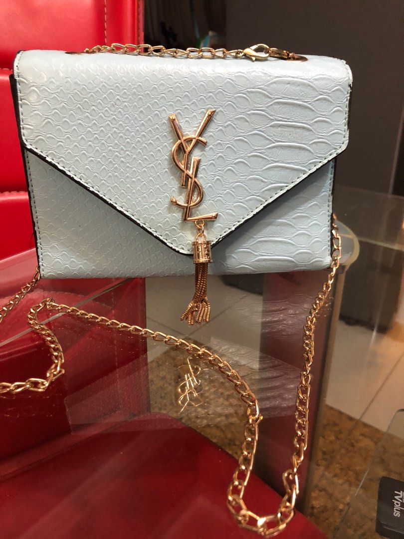 Chain Sling Bag YSL, Women's Fashion, Bags & Wallets, Shoulder Bags on