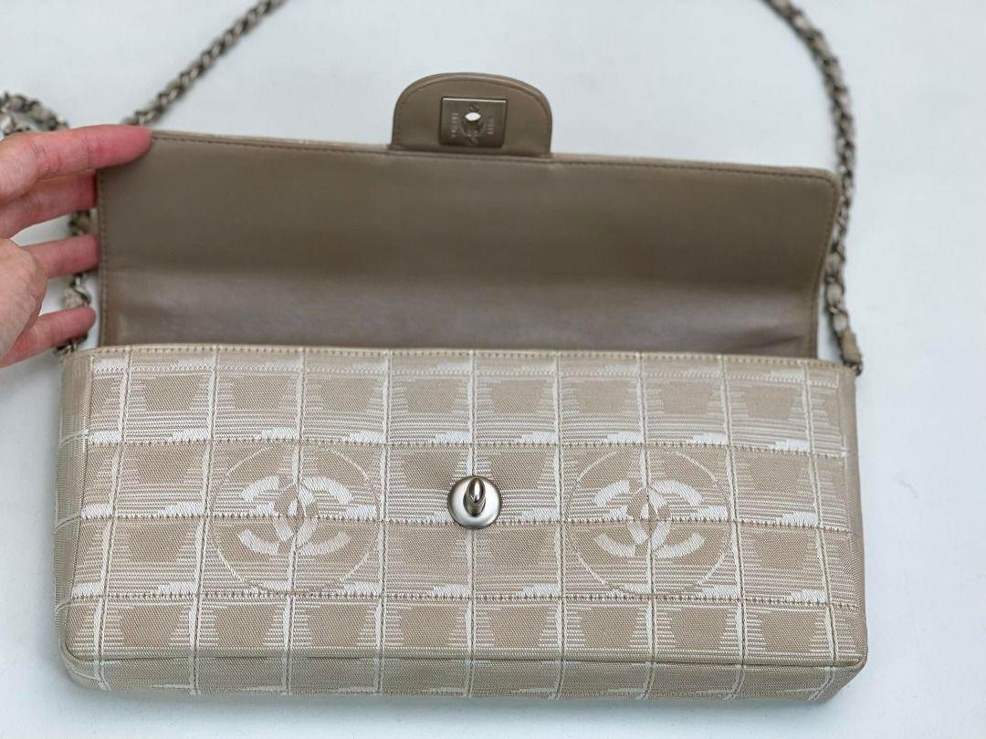 Chanel Travel Line Choco Bar Shoulder Bag