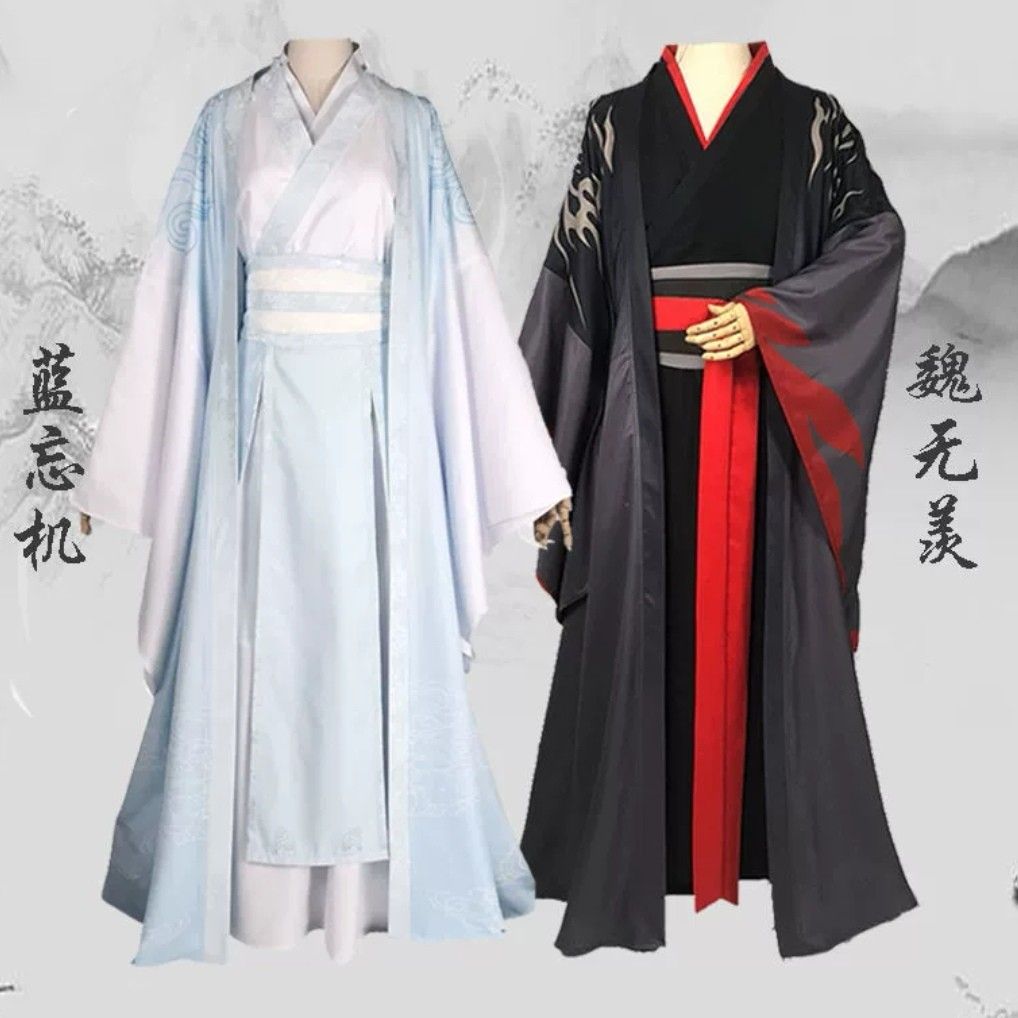 Mo Dao Zu Shi Q-Version Figur – LAN Wang Ji / Wei Wu Xian, 10 Cm, Beweglich, Mit Plüschpuppe