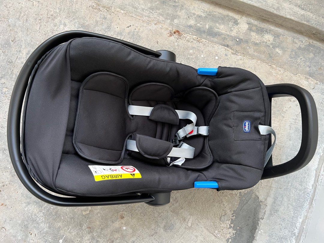 Chicco Kaily car seat + base + stroller adapter, Babies & Kids, Going