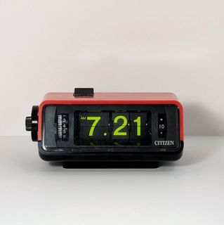Citizen 5RD025 翻頁鐘 盒裝 昭和