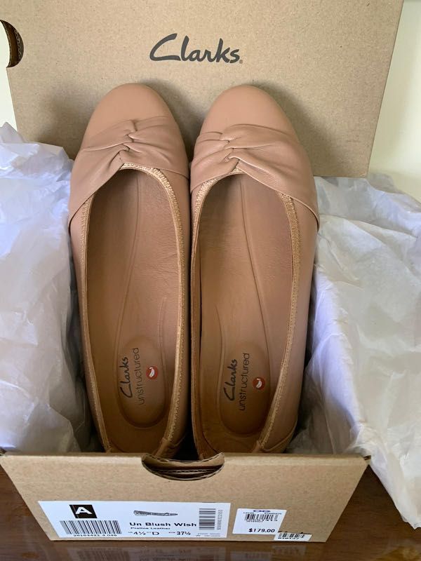 Clarks nude flats Un Blush Wish