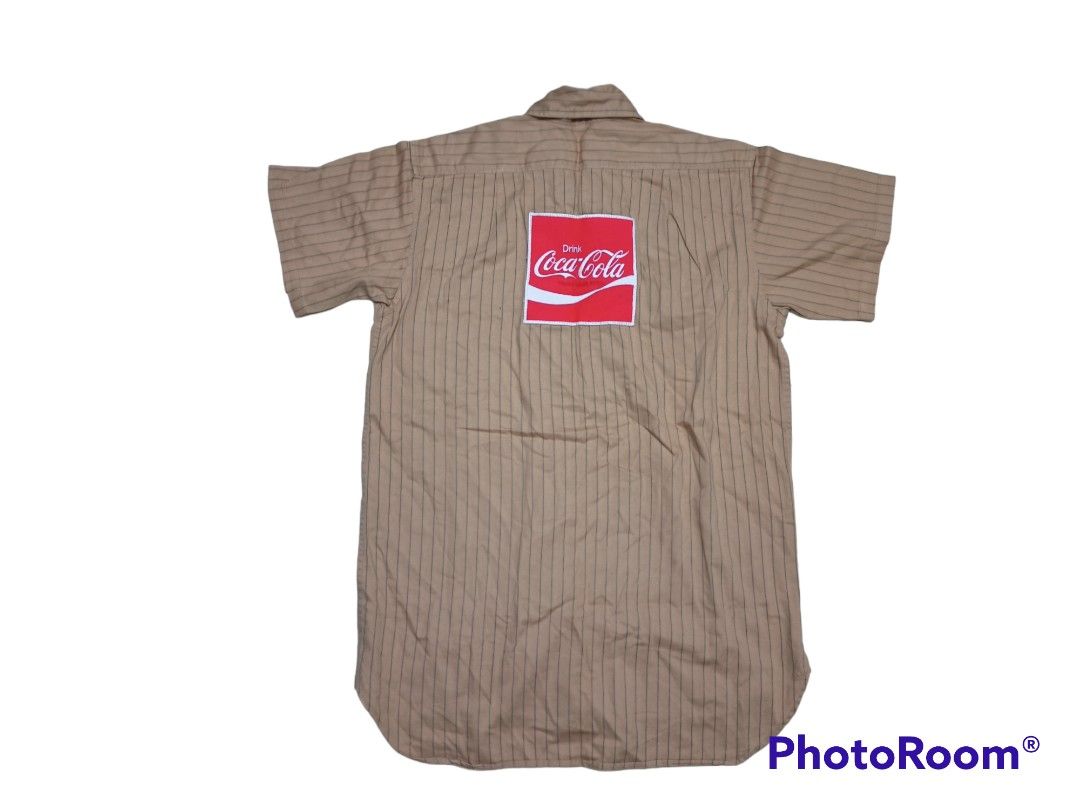Coca cola uniform, Men's Fashion, Tops & Sets, Formal Shirts on Carousell