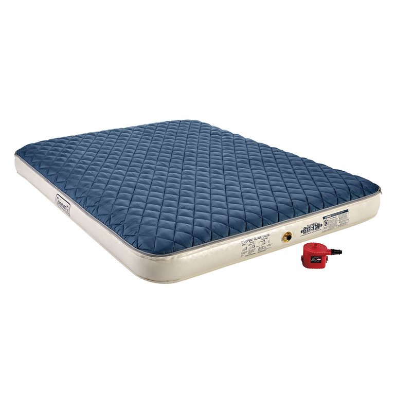 Coleman Queen Inflatable Airbed with Topper (Battery Pump incl