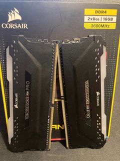 Corsair Vengeance RGB Pro 16GB (2x8GB) DDR4 3600 (PC4-28800) C18