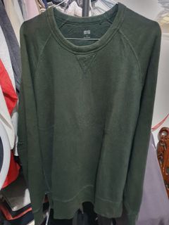 Crewneck Uniqlo Ijo Army