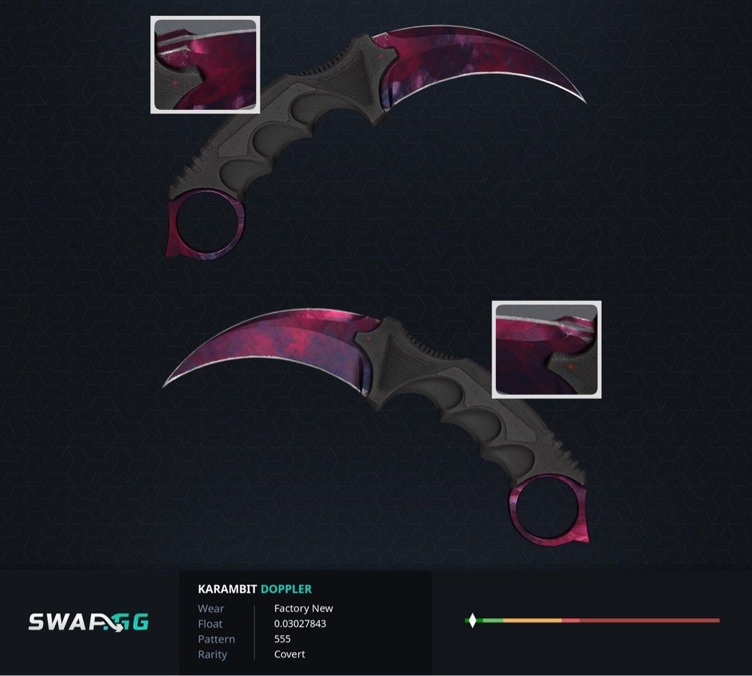 CSGO Karambit Doppler, Video Gaming, Video Games, Others on Carousell