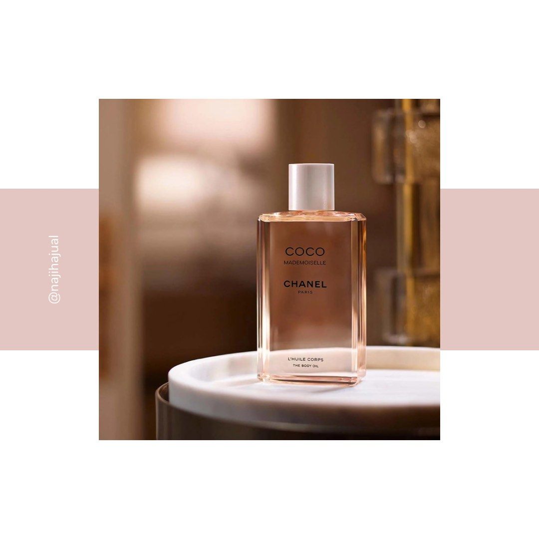 coco chanel bath oil