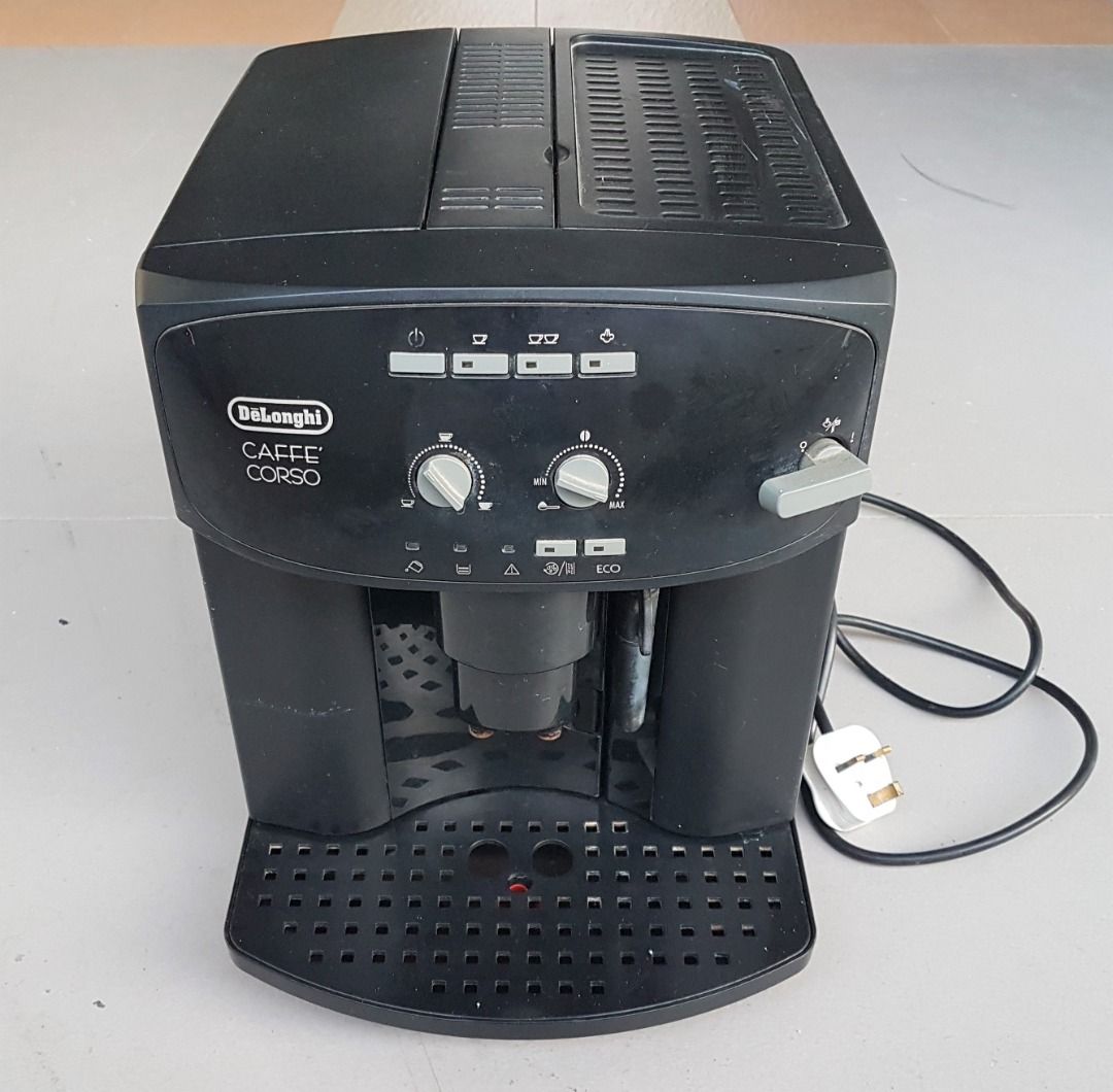 DeLonghi Caffe Corso Automatic Bean to Cup Espresso Machine, Made in ITALY,  Original Coffee Machine, Cappuccino, Espresso Maker, Art Décor Designer  Appliances, Luxury Living, Yuppie Lifestyle, Working Condition, TV & Home  Appliances