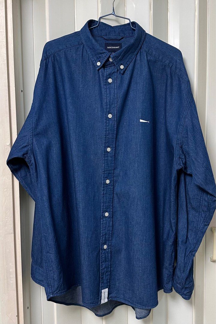 トップス DESCENDANT ALLEN DENIM LS SHIRT 3 DESCENDANT/ALLEN DENIM LS SHIRT (INDIGO)