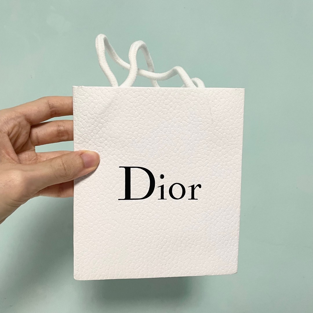 Christian dior plastic bag clearance