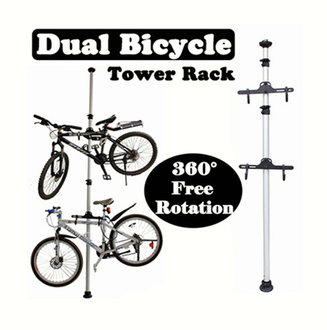 Dual Bicycle Tower Rack / Bicycle Rack / Bicycle Stand / Bike Rack / Bike Stand, Sports