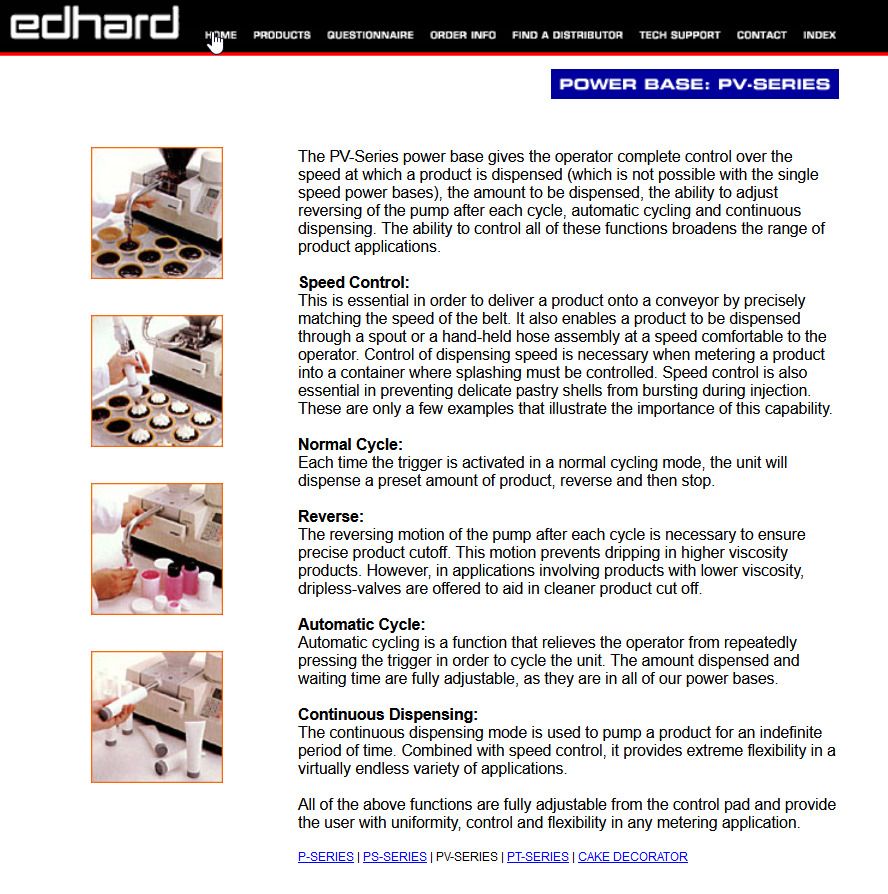 Edhard Food Filler Machine Bakery, donut filler, cream puff filler
