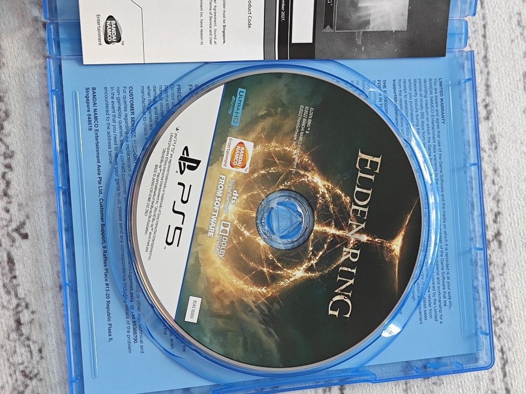 elden ring disc, Video Gaming, Video Games, PlayStation on Carousell
